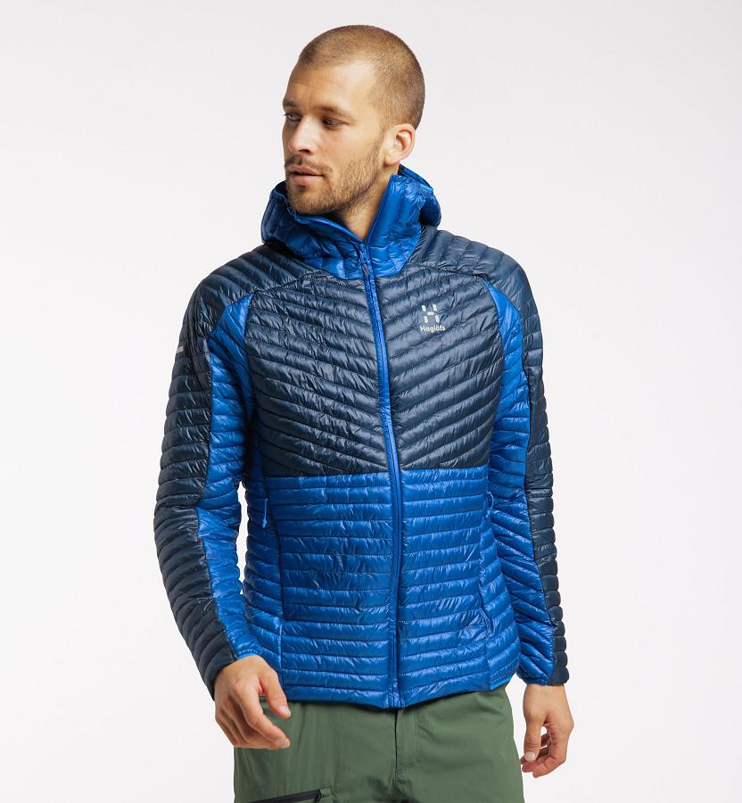 Haglöfs Mens L.I.M Mimic Down Jacket Blue New Zealand 01925BINA